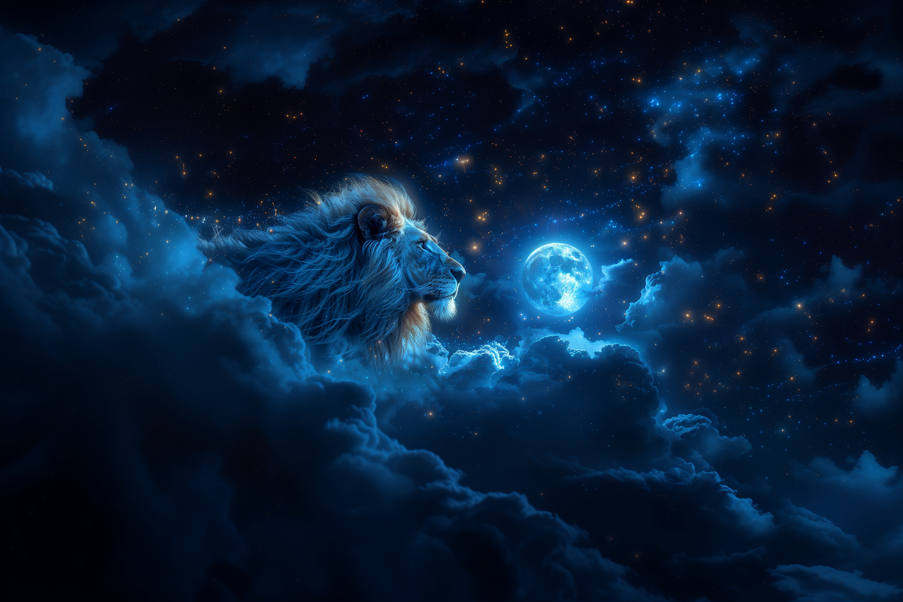 leo, astrology, moon, night, magic, pagan, paganism, lion, nature, leo, leo, leo, leo, leo