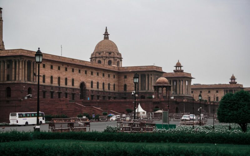 a large building with a clock tower on top of it