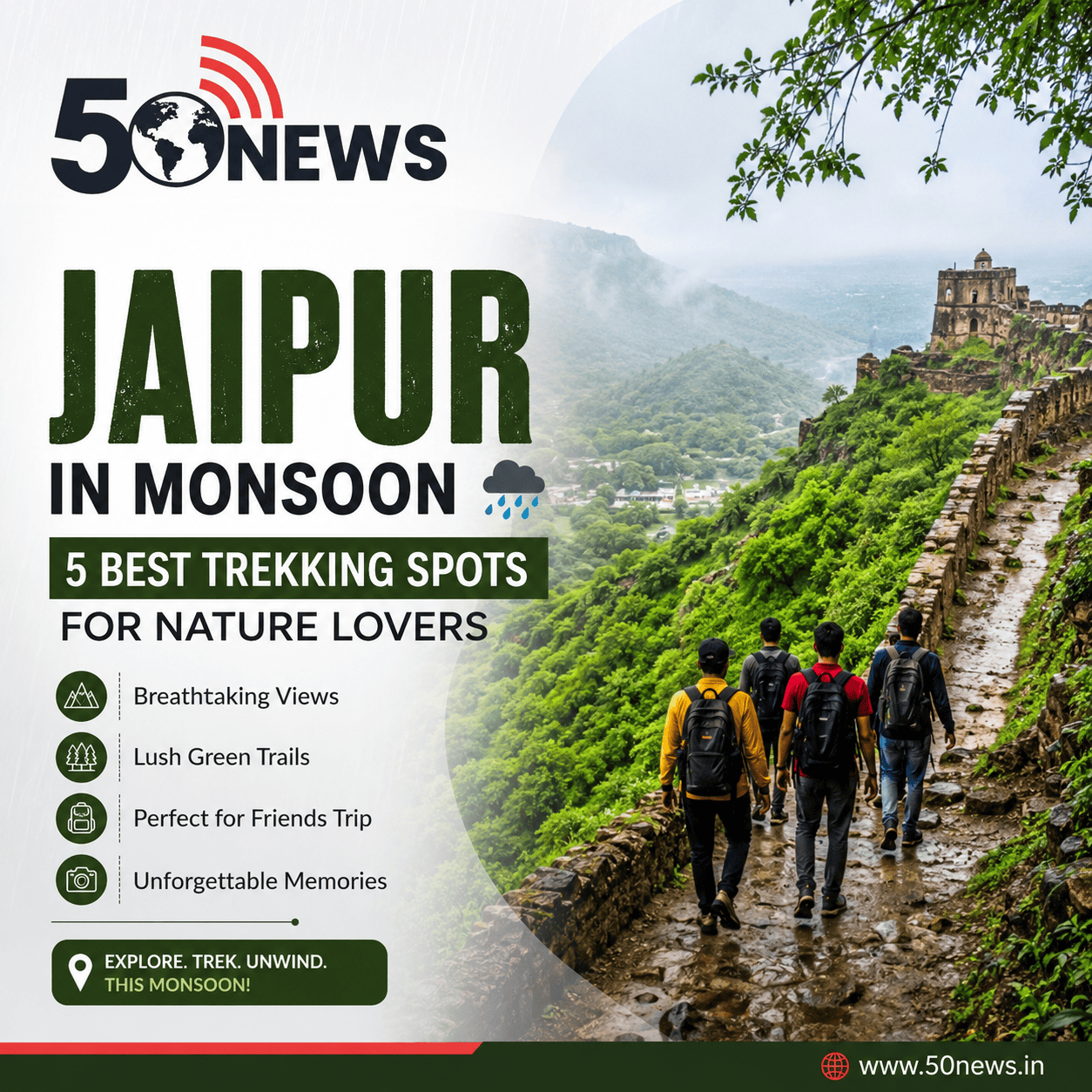 Jaipur Monsoon Trekking