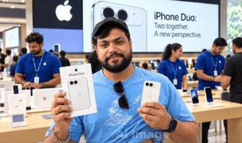 Santy Sharma Mocks iPhone Duo’s ₹3 Lakh Price With Viral ‘Kidney Sold’ AI Post
