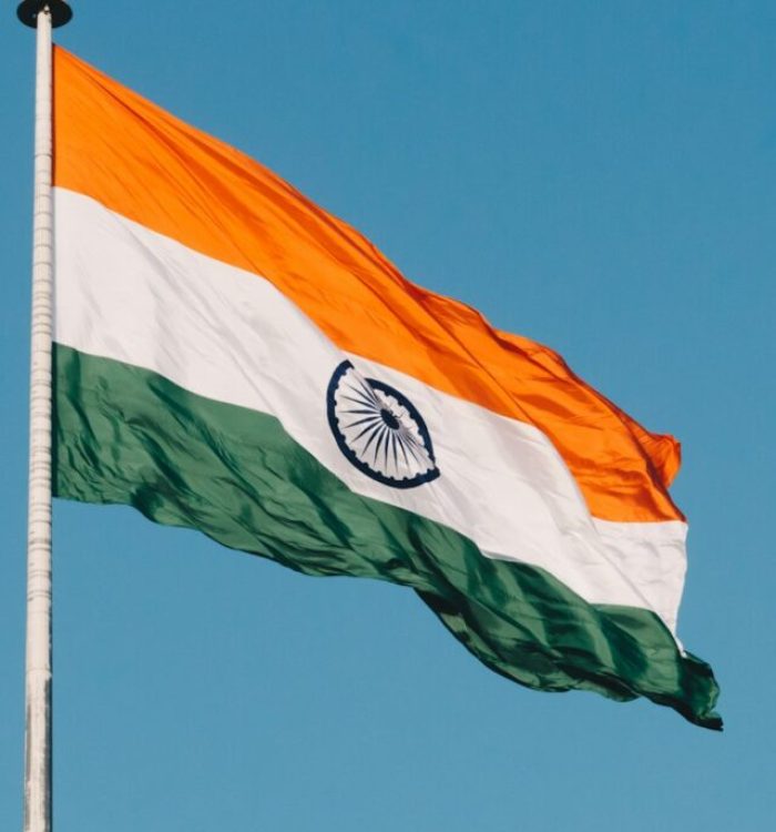 flag hanging on pole