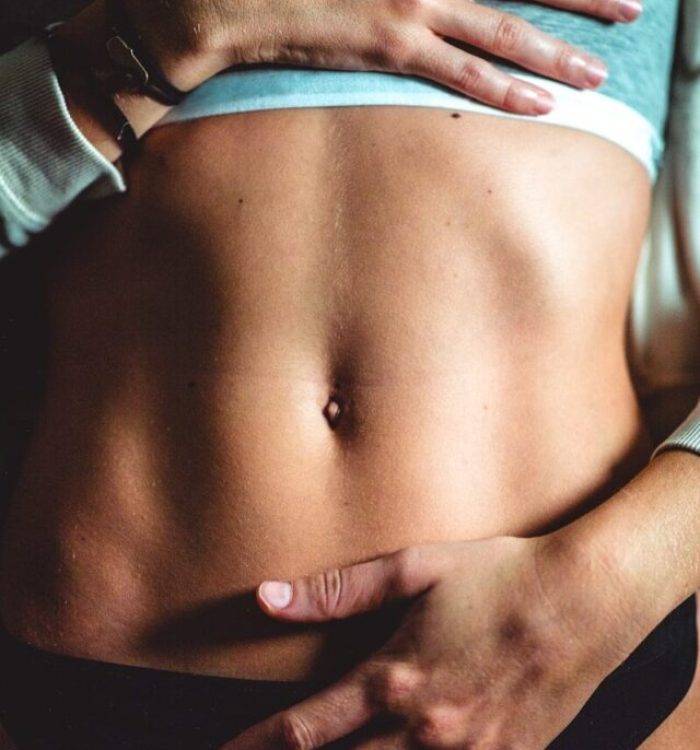 woman wearing black panty